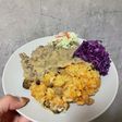 米粉と豆乳で簡単ビーフストロガノフ