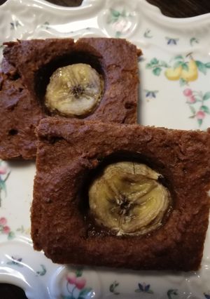卵と牛乳無しの米粉とココアのバナナケーキ-レシピのメイン写真