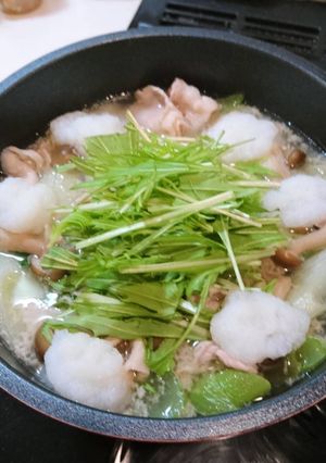 簡単！激ウマ！豚バラのガリバタみぞれ鍋♪-レシピのメイン写真