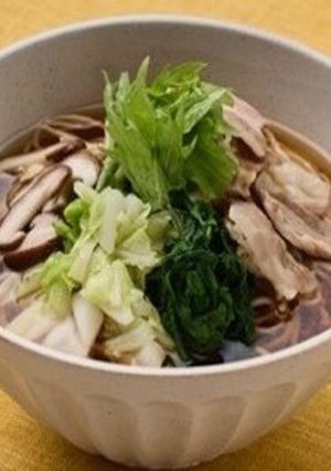 低糖質 大豆麺で旬の野菜めん（冬）-レシピのメイン写真
