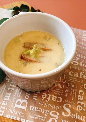 【朝食】豆乳みそ汁-レシピのメイン写真