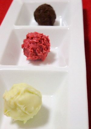 バレンタイン☆3色トリュフ☆-レシピのメイン写真