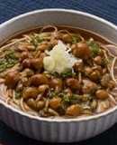 低糖質 大豆麺のなめこもずくそば