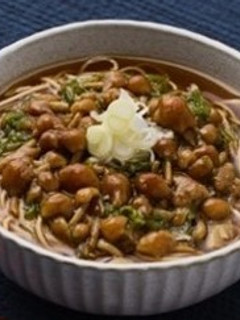 低糖質 大豆麺のなめこもずくそば-レシピのメイン写真