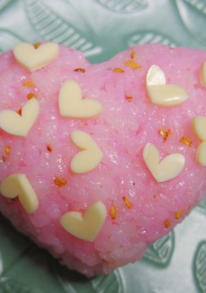 ハートまみれの❤おにぎり寿司-レシピのメイン写真