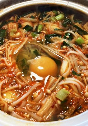超低カロリー160Kcal満足チゲうどん-レシピのメイン写真