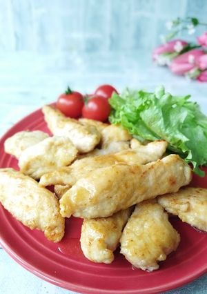 ホクッ♪塩麴むねスティック照り焼き-レシピのメイン写真