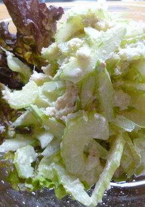 セロリとカニ缶の美味しいサラダ-レシピのメイン写真