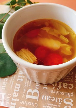 【朝食】ポトフ風スープ-レシピのメイン写真