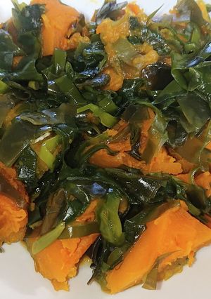 カボチャと生昆布の煮物-レシピのメイン写真