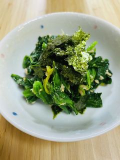 焼き海苔必須!ほうれん草とツナのナムル-レシピのメイン写真