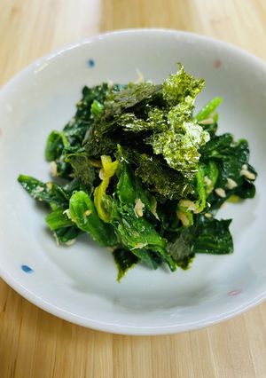 焼き海苔必須!ほうれん草とツナのナムル-レシピのメイン写真