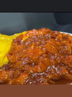 トマトソースオムライス-レシピのメイン写真