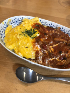レンジで簡単☆オムハヤシ-レシピのメイン写真