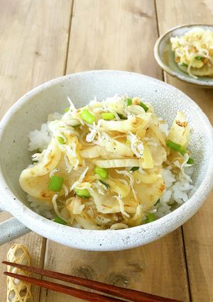 簡単♪たくあんチーズ丼／漬物屋のまかない-レシピのメイン写真