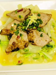 カツオと大根白菜の中華風炒め♡-レシピのメイン写真