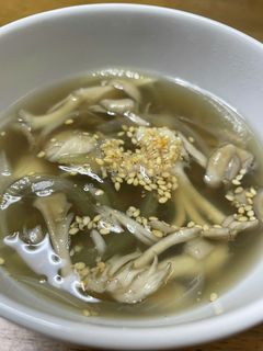 【腸活】舞茸スープ-レシピのメイン写真
