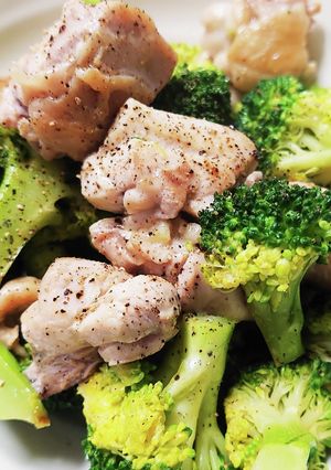 鶏肉とブロッコリーのマヨ炒め-レシピのメイン写真