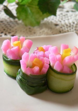 ✿ ❀ ✿ かまぼこのお花 ✿ ❀ ✿-レシピのメイン写真