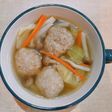 冷凍野菜で簡単!あったか肉団子スープ♪