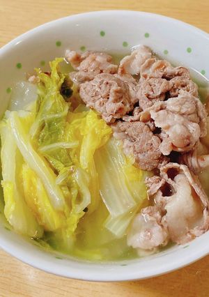 簡単☆豚肉と白菜の白だし煮-レシピのメイン写真