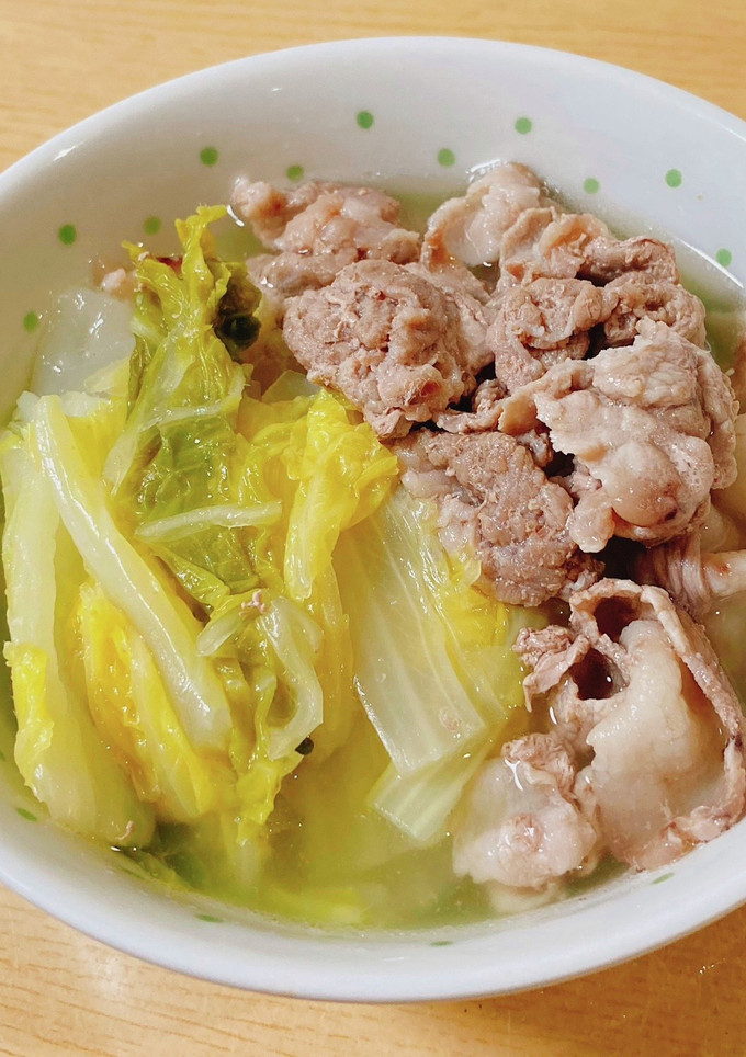 簡単☆豚肉と白菜の白だし煮-レシピのメイン写真