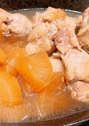 トップ10入り！手羽元と大根のしみしみ煮-レシピのメイン写真