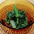 腸活にも砂糖不使用♪春菊の醤油麹ごま合え