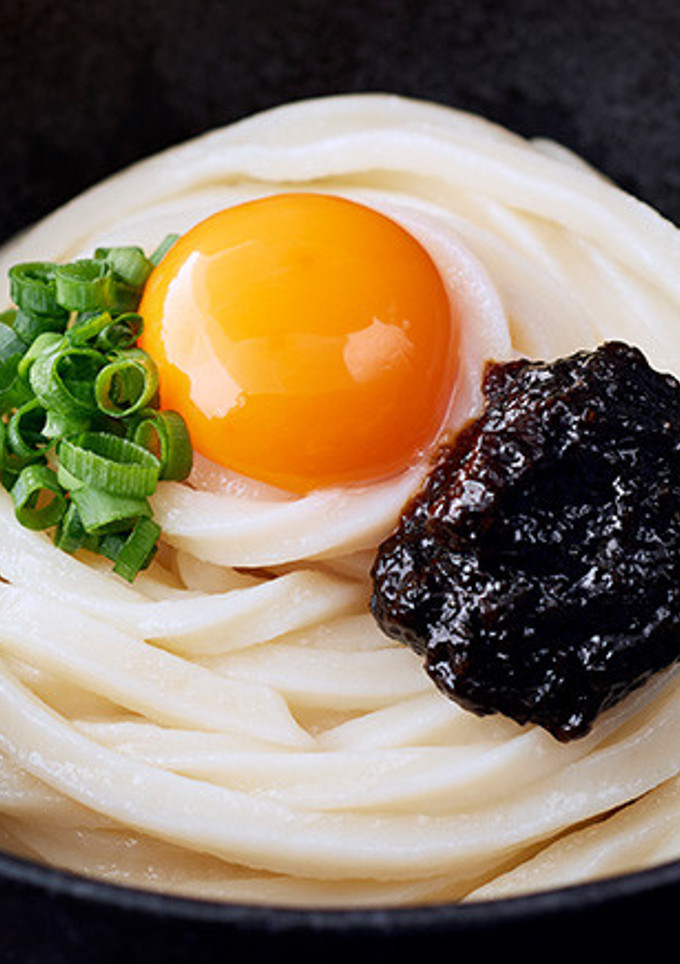 のりの香りと旨みで大満足！釜玉うどん-レシピのメイン写真