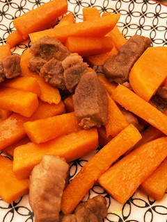 ホクホク 豚さつまいも和風煮-レシピのメイン写真
