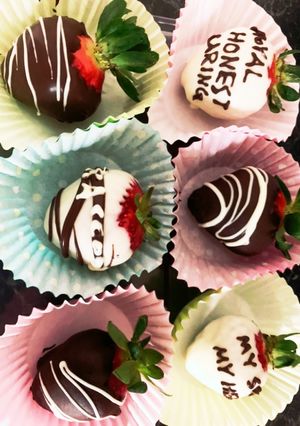 レンジで簡単☆可愛い☆苺チョコ-レシピのメイン写真