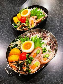高校生弁当2023 2月14肉巻き弁当-レシピのメイン写真