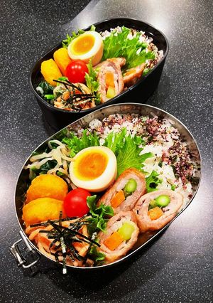 高校生弁当2023 2月14肉巻き弁当-レシピのメイン写真