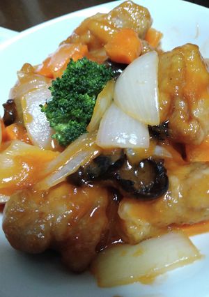 酢豚野菜たっぷり(^^♪-レシピのメイン写真
