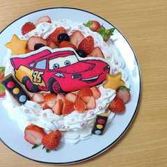 รูปของ ミキサーで混ぜるだけ！レアチーズケーキ♪
