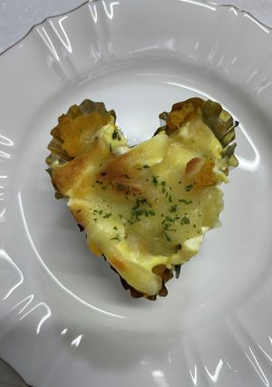 ♡バレンタインに♡カボチャチーズ焼き-レシピのメイン写真