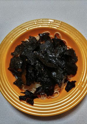 のりたっぷりぶっかけうどん-レシピのメイン写真