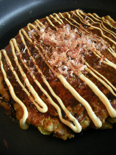 残ったカレーで☆もっちりカレーお好み焼き-レシピのメイン写真