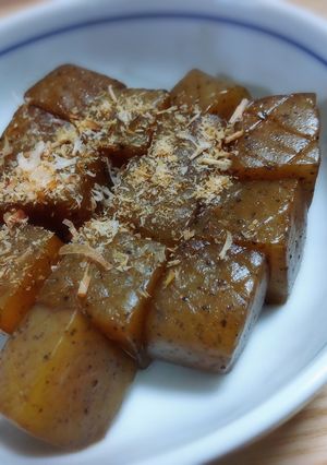 富士ゆずぽん酢でこんにゃくの炒め煮-レシピのメイン写真