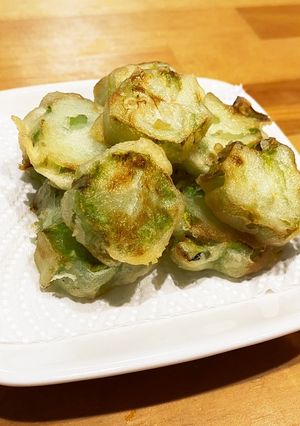 ブロッコリーの茎天ぷら-レシピのメイン写真