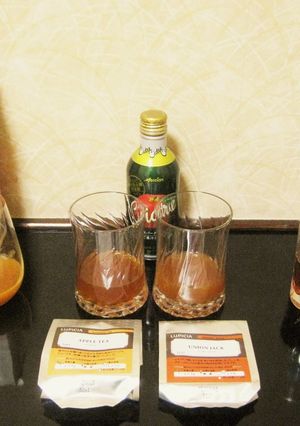 アップルジュース＆シードルで煮出す紅茶-レシピのメイン写真