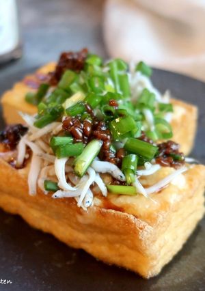 しらす&チーズのせ厚揚げ-レシピのメイン写真