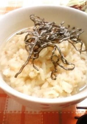 そば茶がゆ-レシピのメイン写真