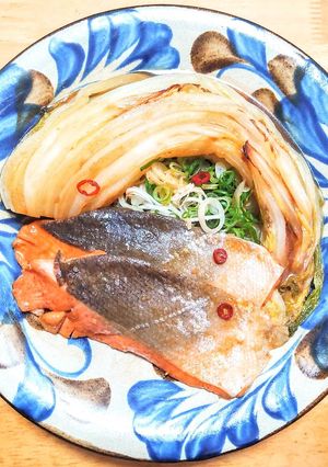 鮭と白菜の味噌バター煮-レシピのメイン写真