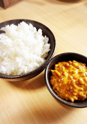 ⭕️美味しい納豆かけご飯のアレンジ⭕️卵黄-レシピのメイン写真