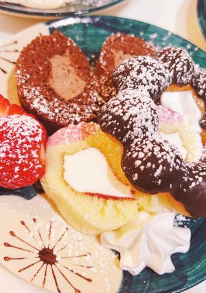 ロールちゃんでバレンタインデザート-レシピのメイン写真