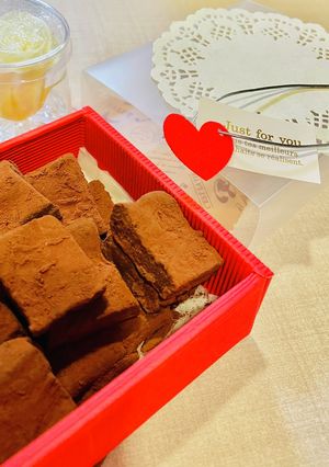 コーヒー香る♪生チョコ♡バレンタインにも-レシピのメイン写真