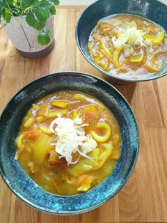 残りもので作る カレーうどん-レシピのメイン写真