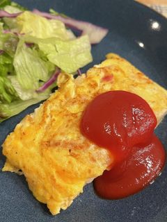 我が家のチーズオムレツ-レシピのメイン写真