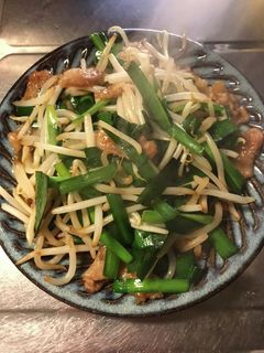 ニラもやし炒め-レシピのメイン写真